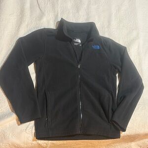 The North Face Black Puffer Jacket with Stand-Up Collar